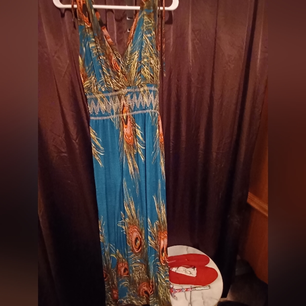 Peacock dress